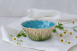Small Scalloped Ceramic Bowl