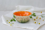 Small Scalloped Ceramic Bowl