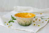 Small Scalloped Ceramic Bowl