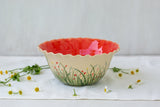 Farmhouse Chic High Salad Bowl