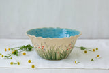 Farmhouse Chic High Salad Bowl
