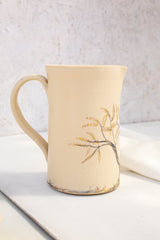 Elegant Hand Painted Gold Pitcher