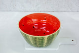 Decorative Medium Size Serving Bowl - Colorful Pasta Bowls - Unique Fruit Bowl - Ceramic Watermelon Bowl - Decorative Kitchen Decor