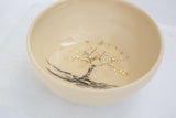 Elegant Handmade Beige Ceramic Bowl
