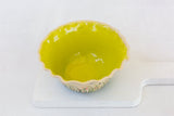 Small Scalloped Ceramic Bowl