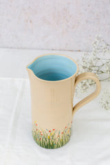 Modern Geometric Ceramic Water Wine Pitcher