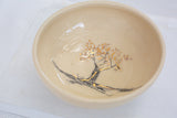 Elegant Handmade Beige Ceramic Bowl