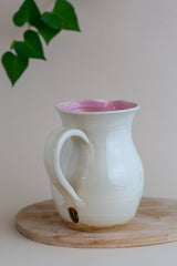 Large Round Ceramic Cactus Pitcher
