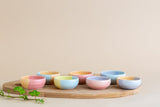 Small Hand Painted Pastel Ceramic Dip Bowls