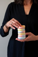 Small Hand Painted Pastel Ceramic Dip Bowls