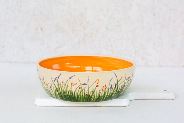 Hand Painted Floral Bowl 