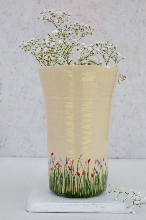 Bohemian Ceramic Flower Vase 