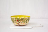 Medium Size Nature Inspired Ceramic Pottery Serving Bowl